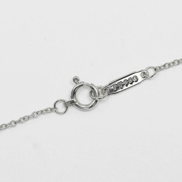 TIFFANY&Co. Sentimental heart Necklace Extra mini Pt950Platinum/diamond 2.... - Picture 8 of 8